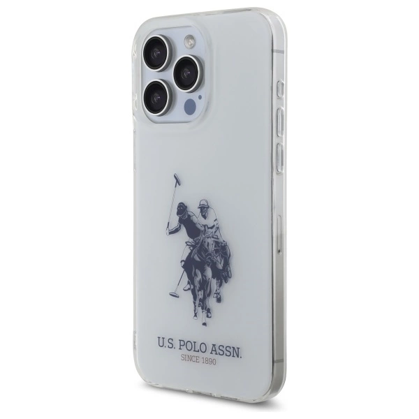 US Polo USHCP15XTPUHRBH iPhone 15 Pro Max 6.7" white Shiny Big Logoeng