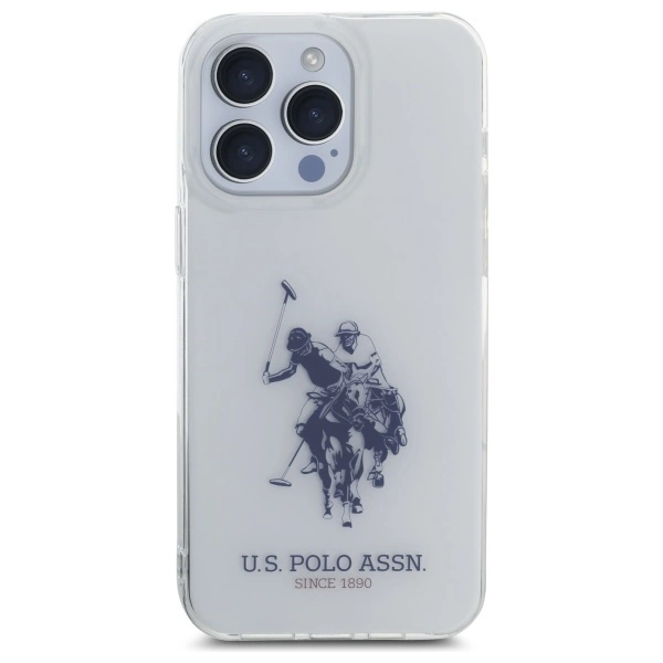 US Polo USHCP15XTPUHRBH iPhone 15 Pro Max 6.7" white Shiny Big Logoeng