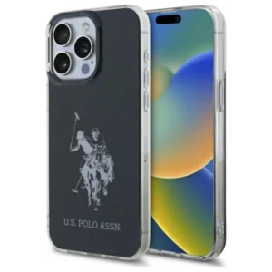 US Polo USHCP15XTPUHRBK iPhone 15 Pro Max 6.7" black/black Shiny Big Logoeng