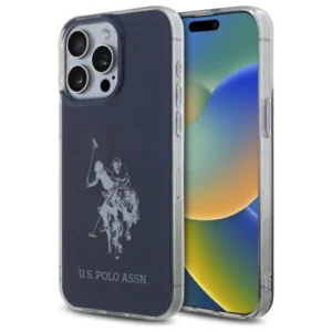 US Polo USHCP15XTPUHRBV iPhone 15 Pro Max 6.7" blue/blue Shiny Big Logoeng