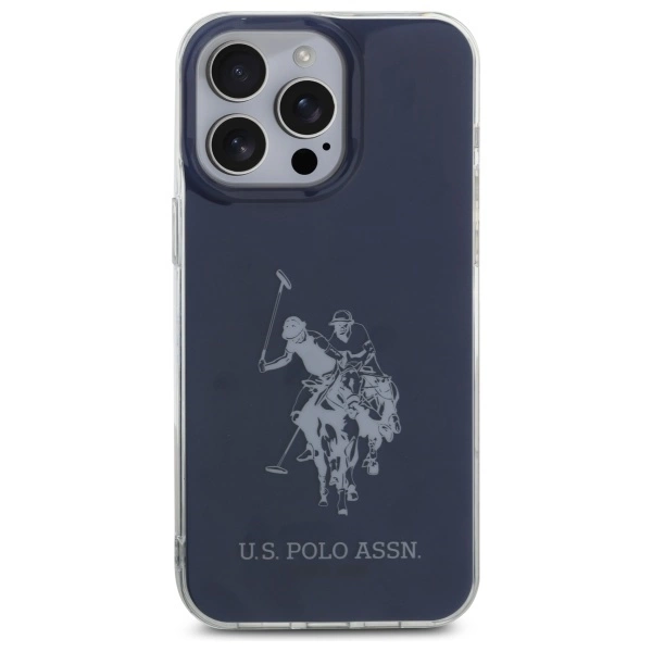 US Polo USHCP15XTPUHRBV iPhone 15 Pro Max 6.7" blue/blue Shiny Big Logoeng