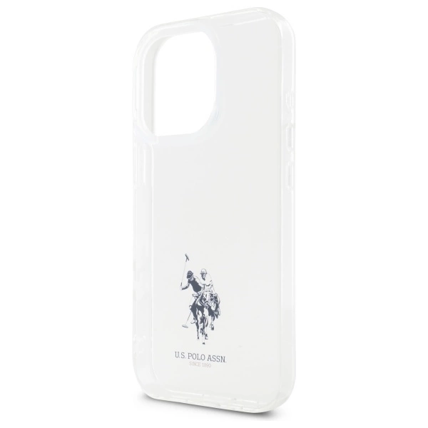 US Polo USHCP15XUSMT iPhone 15 Pro Max 6.7" Clear/Transparent IML Printed Double Horse Logoeng