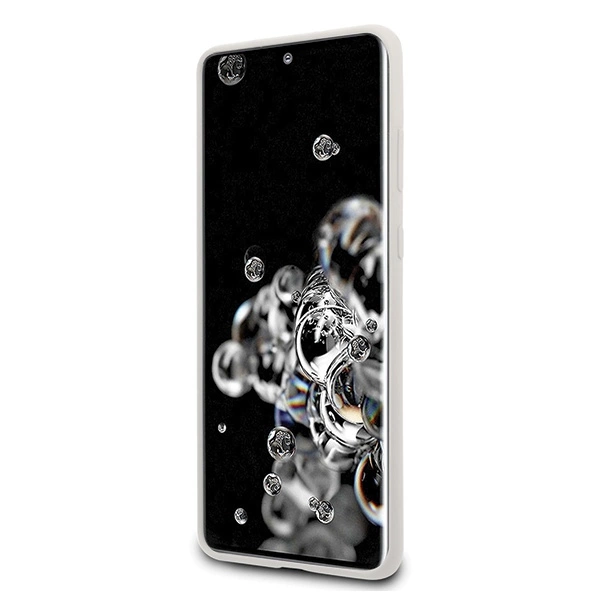 US Polo Silicone Collection Case for Samsung Galaxy S20 Ultra - Whiteeng