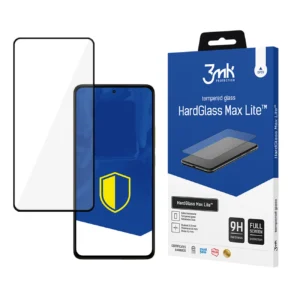 Tempered glass 3mk HardGlass Max Lite Black for Xiaomi Redmi Note 14 PRO / 14 PRO+ 5Geng