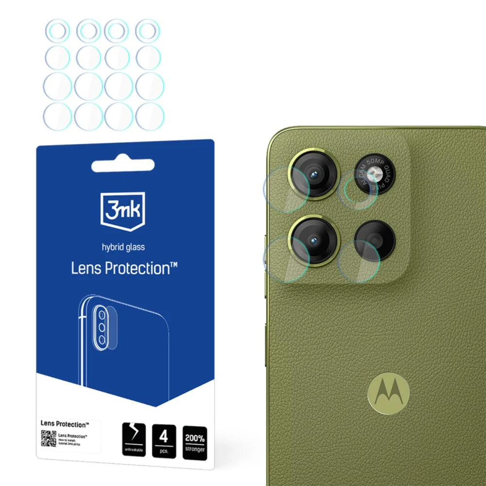 3mk Lens Protection Hybrid Camera Lens Glass for Motorola Moto G15 / G15 Powereng