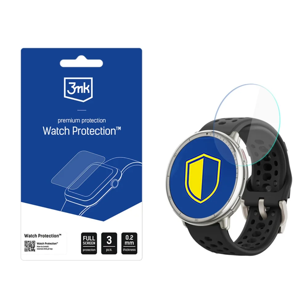 3mk Watch Protection ARC Smartwatch Screen Protector Film for Amazfit Active 2eng