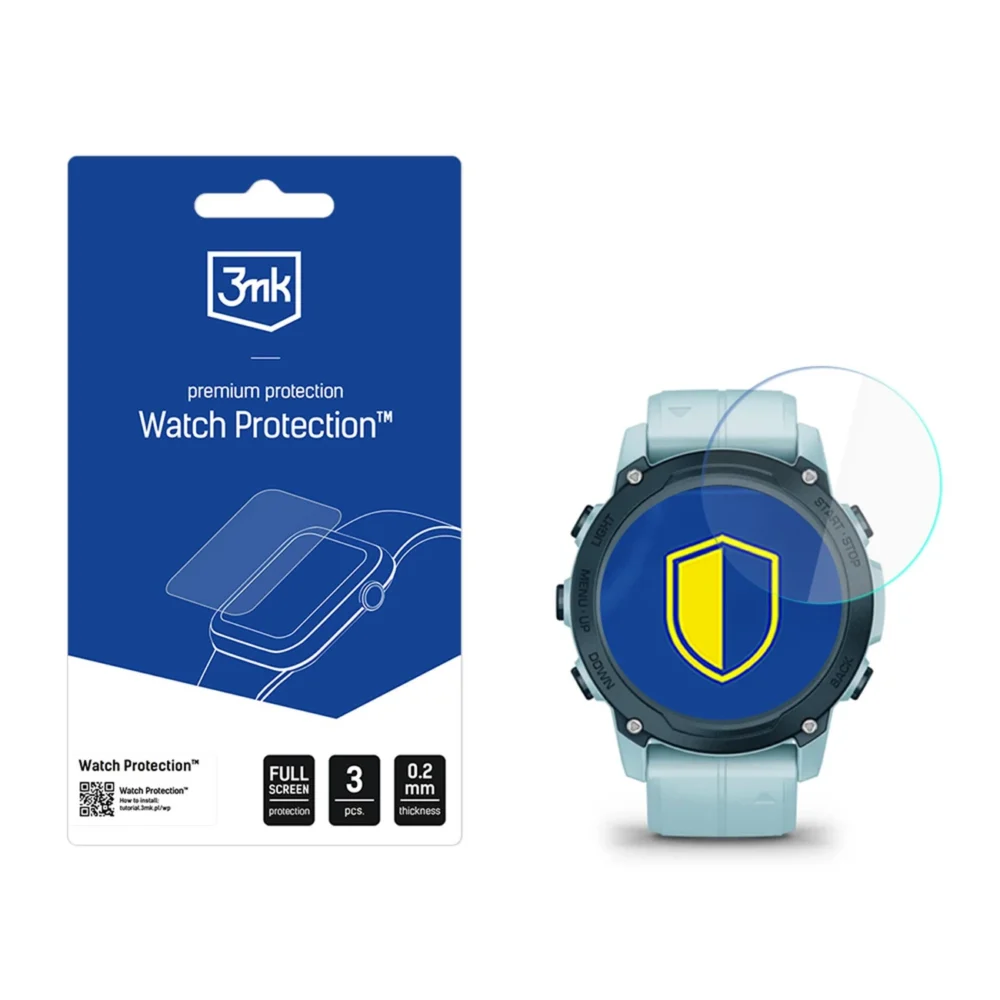 Smartwatch Screen Protector Glass 3mk Watch Protection FlexibleGlass for Garmin Descent G1 / G1 Solareng