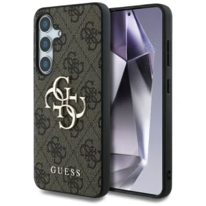Guess Big 4G Logo Classic Logo Case for Samsung Galaxy S25 Browneng