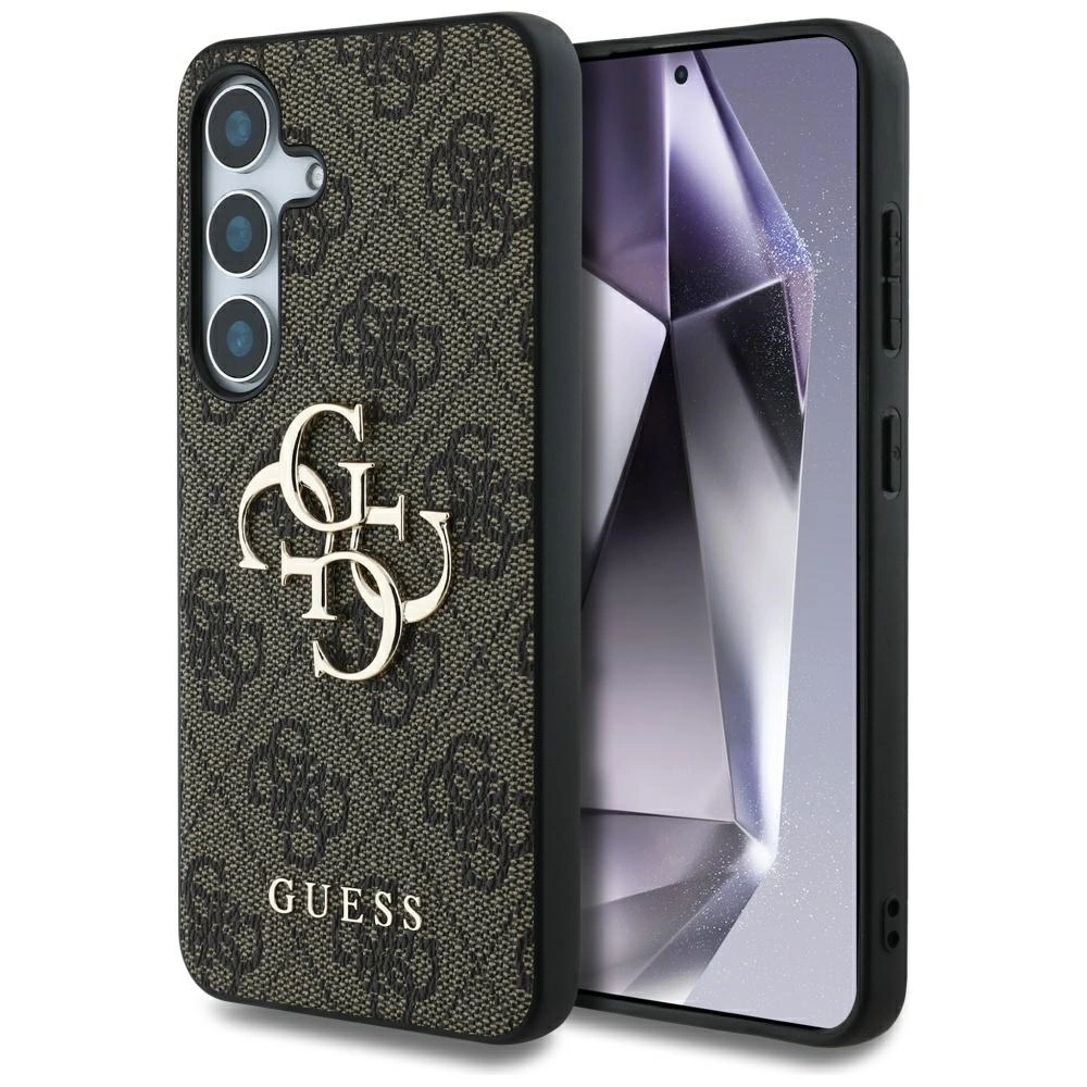 Guess Big 4G Logo Classic Logo Case for Samsung Galaxy S25 Browneng