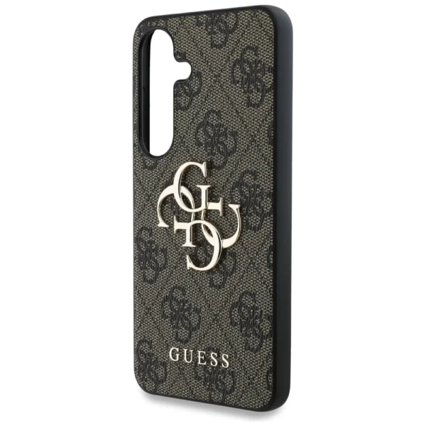 Guess Big 4G Logo Classic Logo Case for Samsung Galaxy S25 Browneng