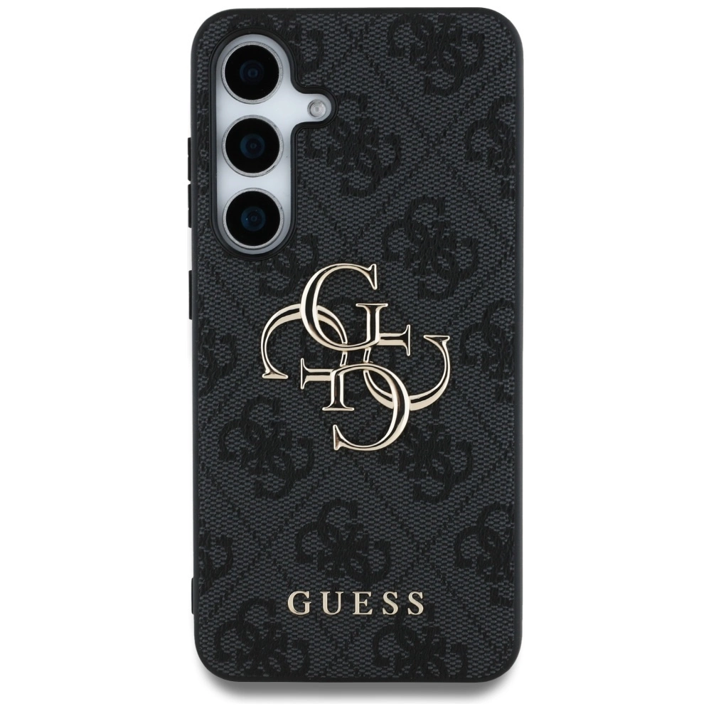 Guess Big 4G Logo Classic Logo Case for Samsung Galaxy S25 Blackeng
