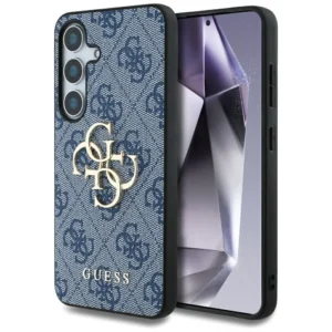 Guess Big 4G Logo Classic Logo case for Samsung Galaxy S25 blueeng
