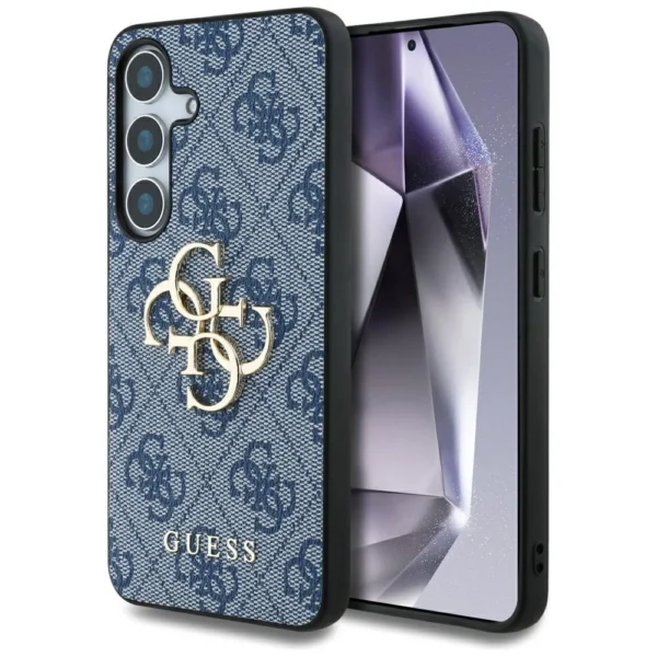 Guess Big 4G Logo Classic Logo case for Samsung Galaxy S25 blueeng