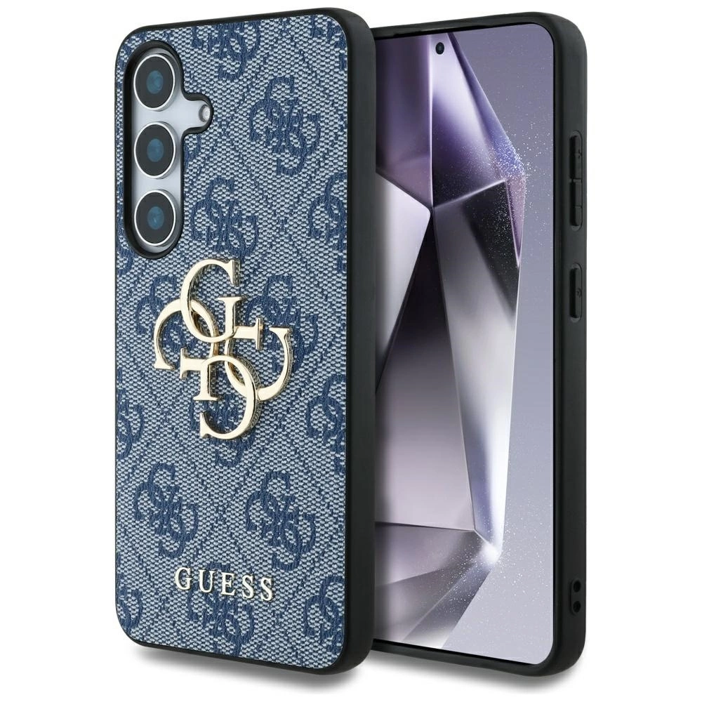 Guess Big 4G Logo Classic Logo case for Samsung Galaxy S25 blueeng