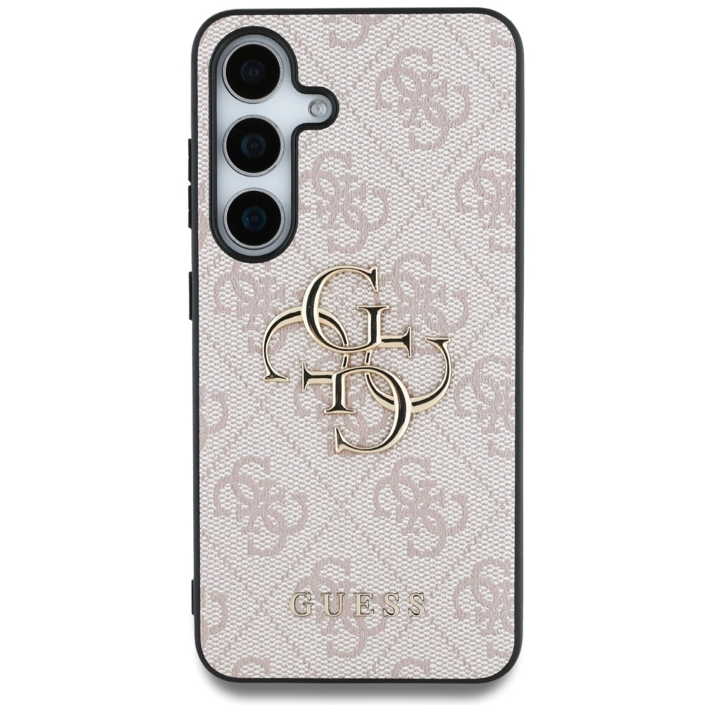 Guess Big 4G Logo Classic Logo Case for Samsung Galaxy S25 Plus Pinkeng