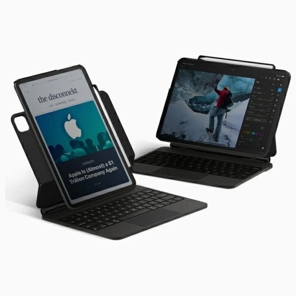Uniq Axel case iPad Air 11" M2 / iPad Air 10.9" (2022/2020) / iPad Pro 11" (2022/2021) black/black ebonyeng