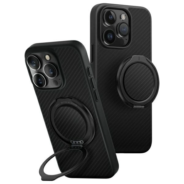 Uniq Keva Air iPhone 16 Pro Max 6.9" Magclick Charging case black/carbon blackeng
