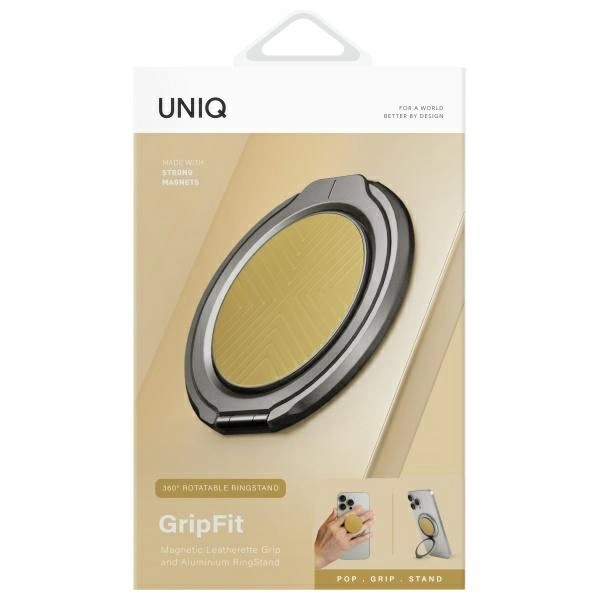 Uniq Gripfit 360 Magnetic Mount&Kickstand Magnetic Holder yellow/canary yelloweng