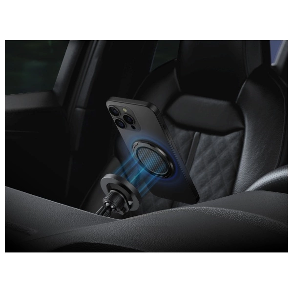 Uniq Gripfit Premium 360 Magnetic Mount&Kickstand Magnetic Holder black/carbon blackeng