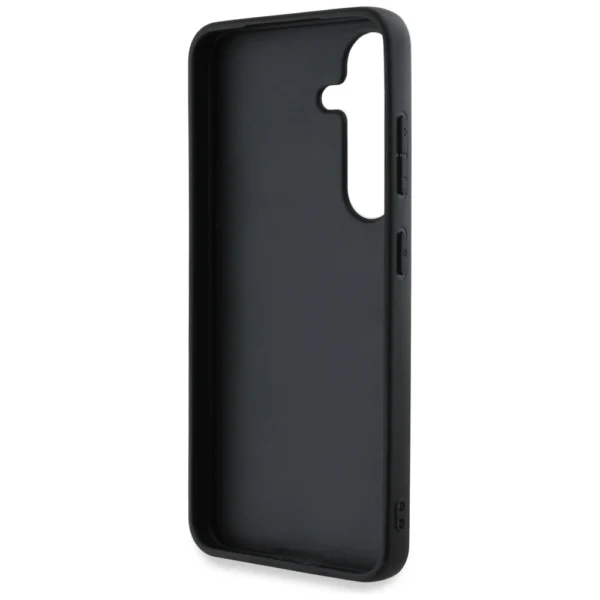 Case Karl Lagerfeld Leather Monogram Pin Logo Karl Head Samsung Galaxy S25 Plus blackeng