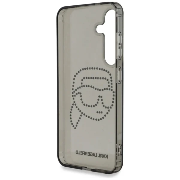 Case Karl Lagerfeld Rhinestones Karl Head Logo Samsung Galaxy S25 blackeng