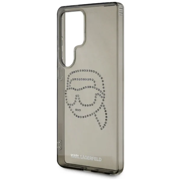 Case Karl Lagerfeld Rhinestones Karl Head Logo Samsung Galaxy S25 Ultra blackeng