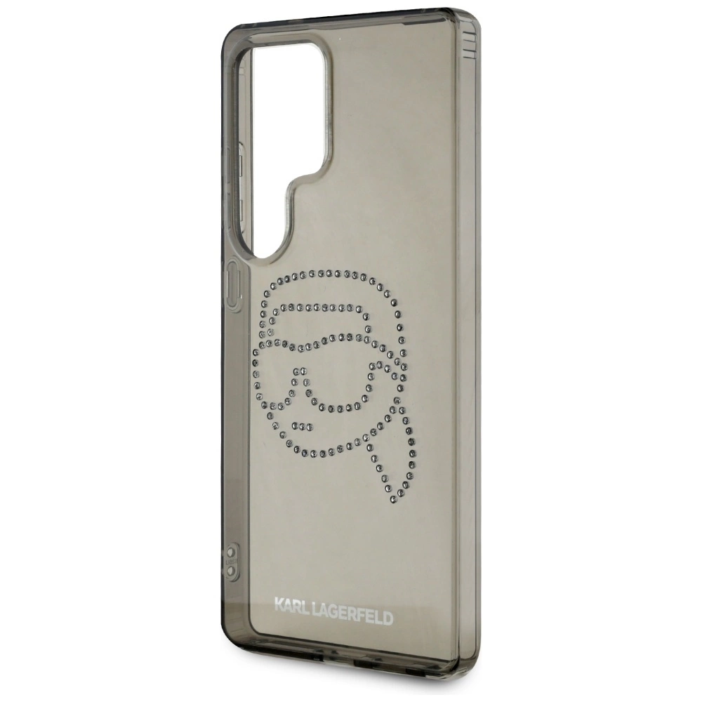 Case Karl Lagerfeld Rhinestones Karl Head Logo Samsung Galaxy S25 Ultra blackeng