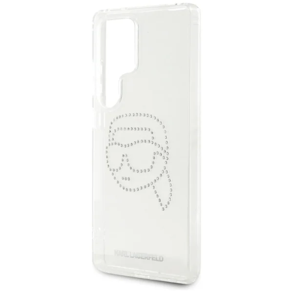 Case Karl Lagerfeld Rhinestones Karl Head Logo Samsung Galaxy S25 Ultra transparenteng