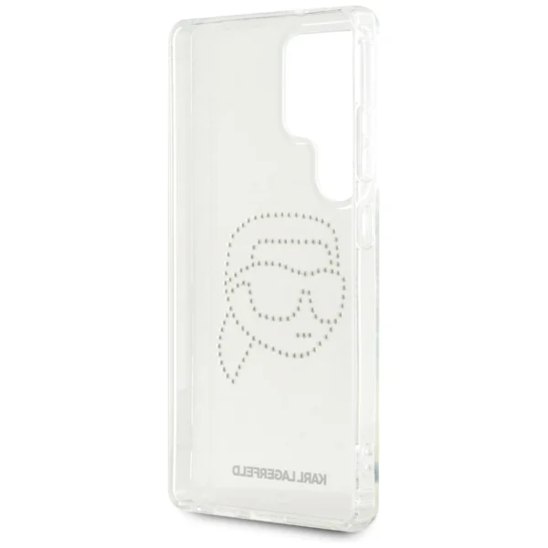 Case Karl Lagerfeld Rhinestones Karl Head Logo Samsung Galaxy S25 Ultra transparenteng