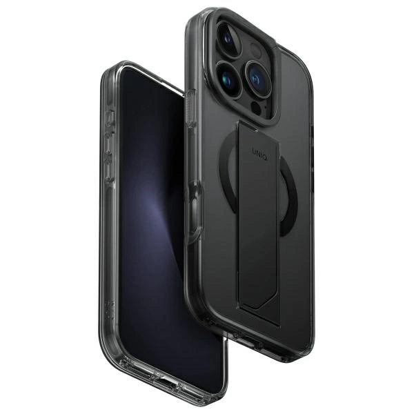 Uniq Heldro Max iPhone 16 Pro 6.3" Magclick Charging Case Black/Vapour Smokeeng