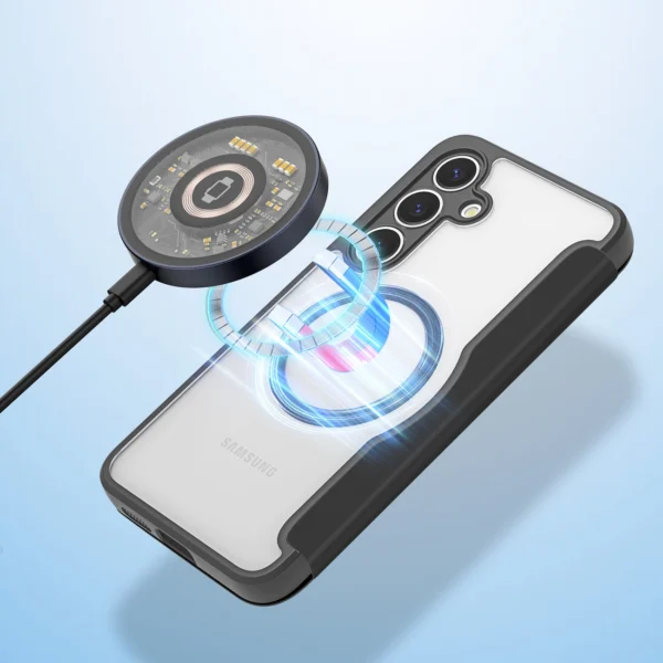 Dux Ducis Skin X Pro case for Samsung Galaxy S25 with MagSafe and wallet - blackeng