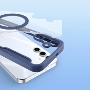 Dux Ducis Skin X Pro case for Samsung Galaxy S25 with MagSafe and wallet - blueeng