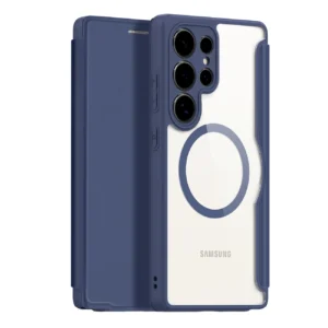 Dux Ducis Skin X Pro case for Samsung Galaxy S25 Ultra with MagSafe and wallet - blueeng