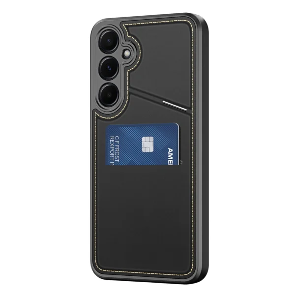 Dux Ducis Rafi II Case for Samsung Galaxy S25+ with Stand and Wallet - Blackeng