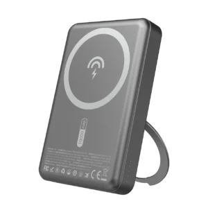 Dudao K28 10000mAh PD 22.5W MagSafe Powerbank with Metal Case and Ring Stand - Grayeng