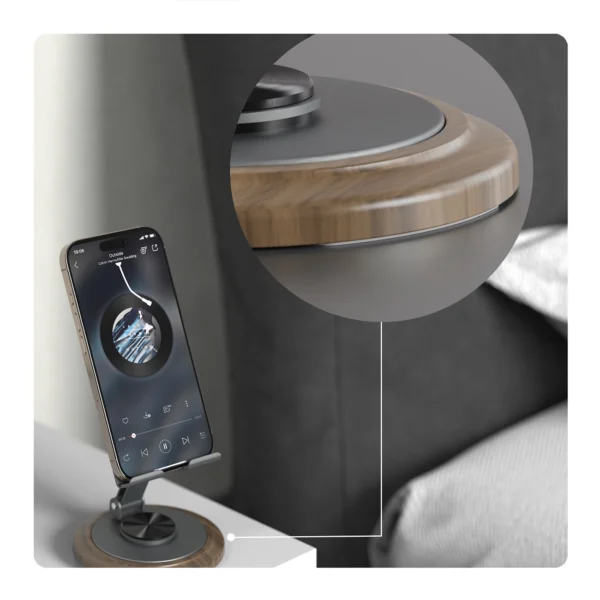 Dudao F17M 360° metal phone stand - grayeng