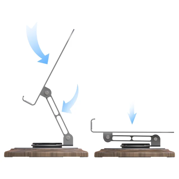 Dudao F17M 360° metal phone stand - grayeng