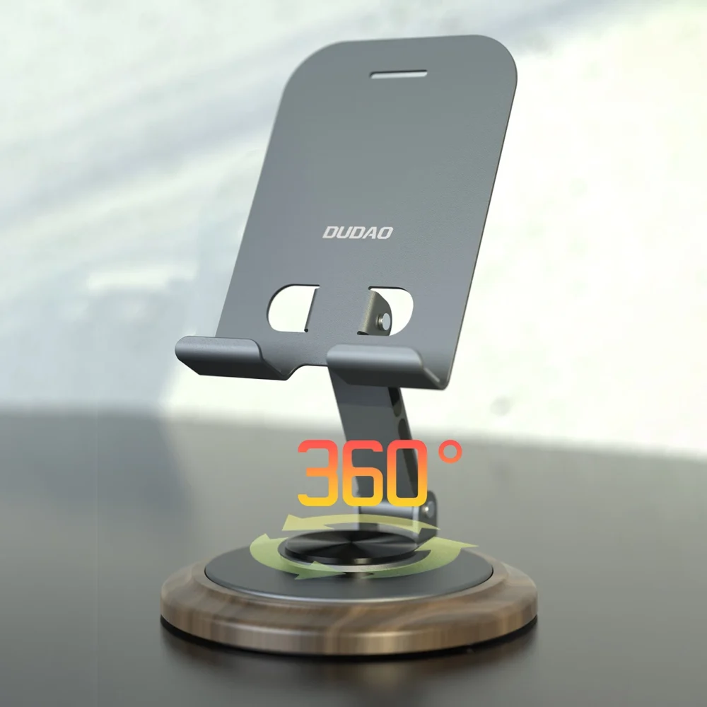 Dudao F17M 360° metal phone stand - grayeng