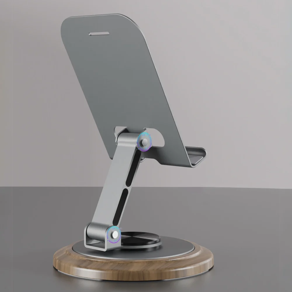 Dudao F17M 360° metal phone stand - grayeng
