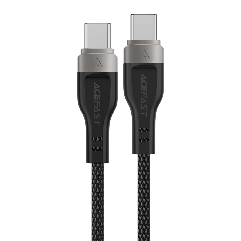 3in1 Cable Acefast C11-03 USB-C - USB-C 480Mb/s 100W 1.2m - blackeng