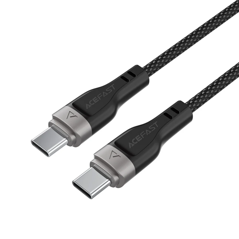 3in1 Cable Acefast C11-03 USB-C - USB-C 480Mb/s 100W 1.2m - blackeng