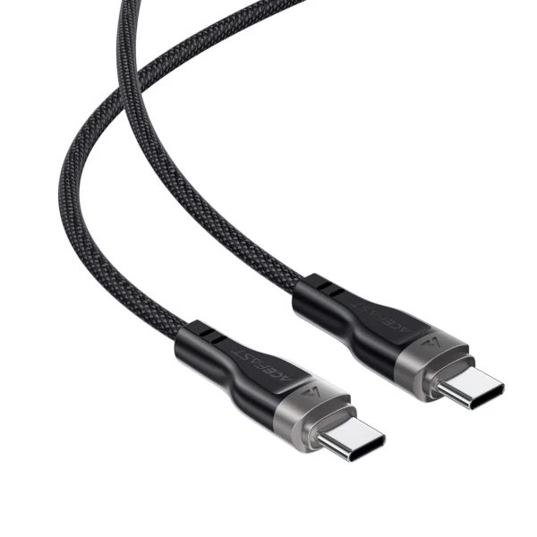 3in1 Cable Acefast C11-03 USB-C - USB-C 480Mb/s 100W 1.2m - blackeng