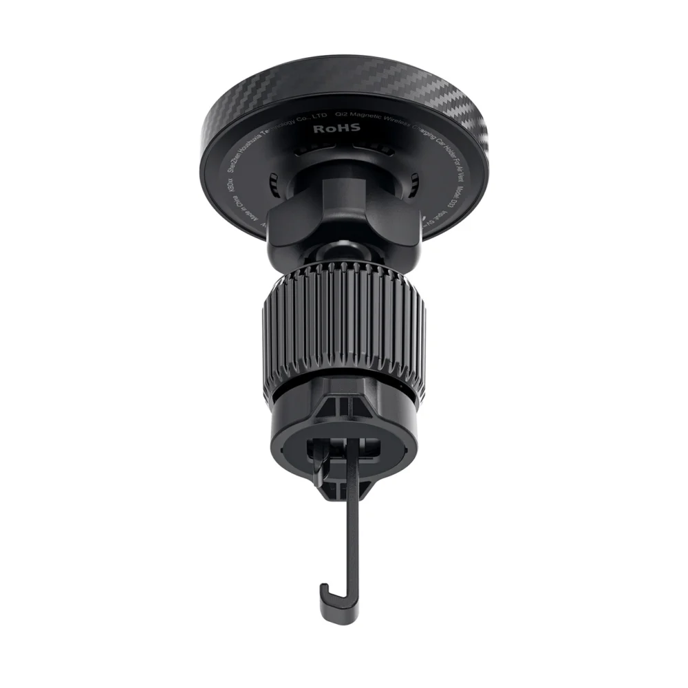 Acefast D33 Car Holder with Qi2 15W Magnetic Charger for Air Vent - Blackeng