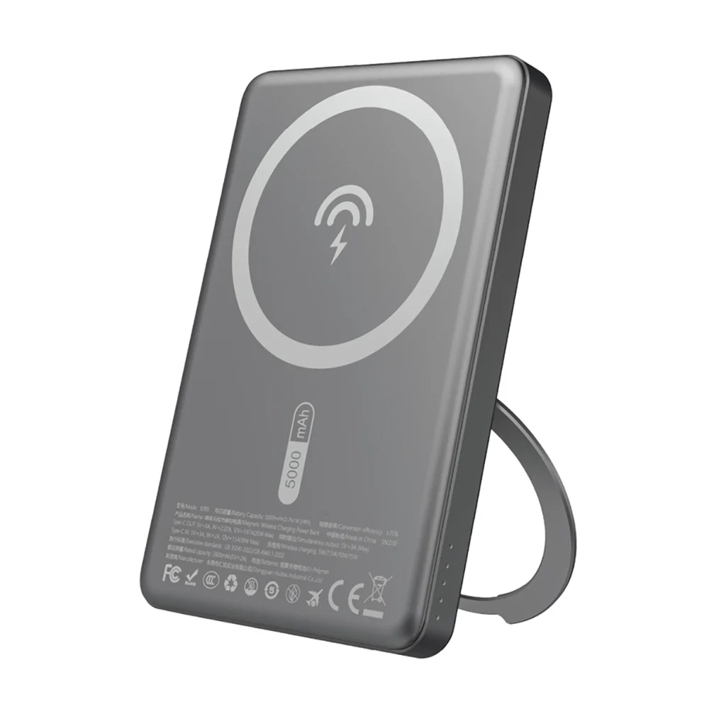 Dudao K28S 20W PD 5000mAh Powerbank with MagSafe and Stand - Grayeng