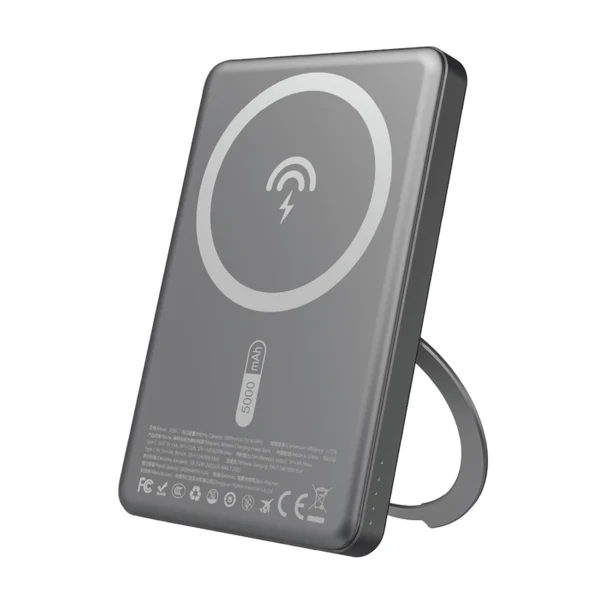 Dudao K28S 20W PD 5000mAh Powerbank with MagSafe and Stand - Grayeng
