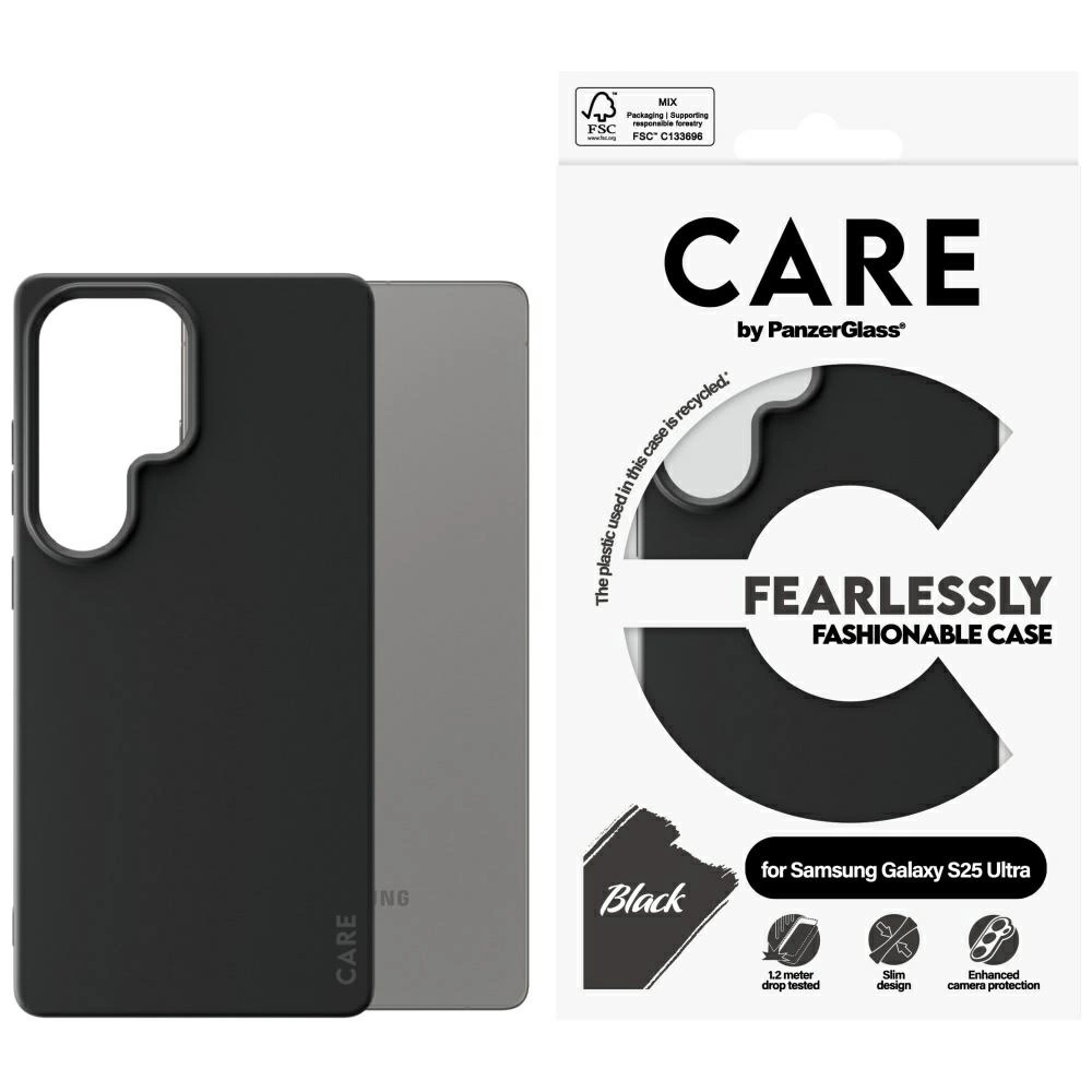 CARE by PanzerGlass Fashion Case for Samsung Galaxy S25 Ultra - Blackeng