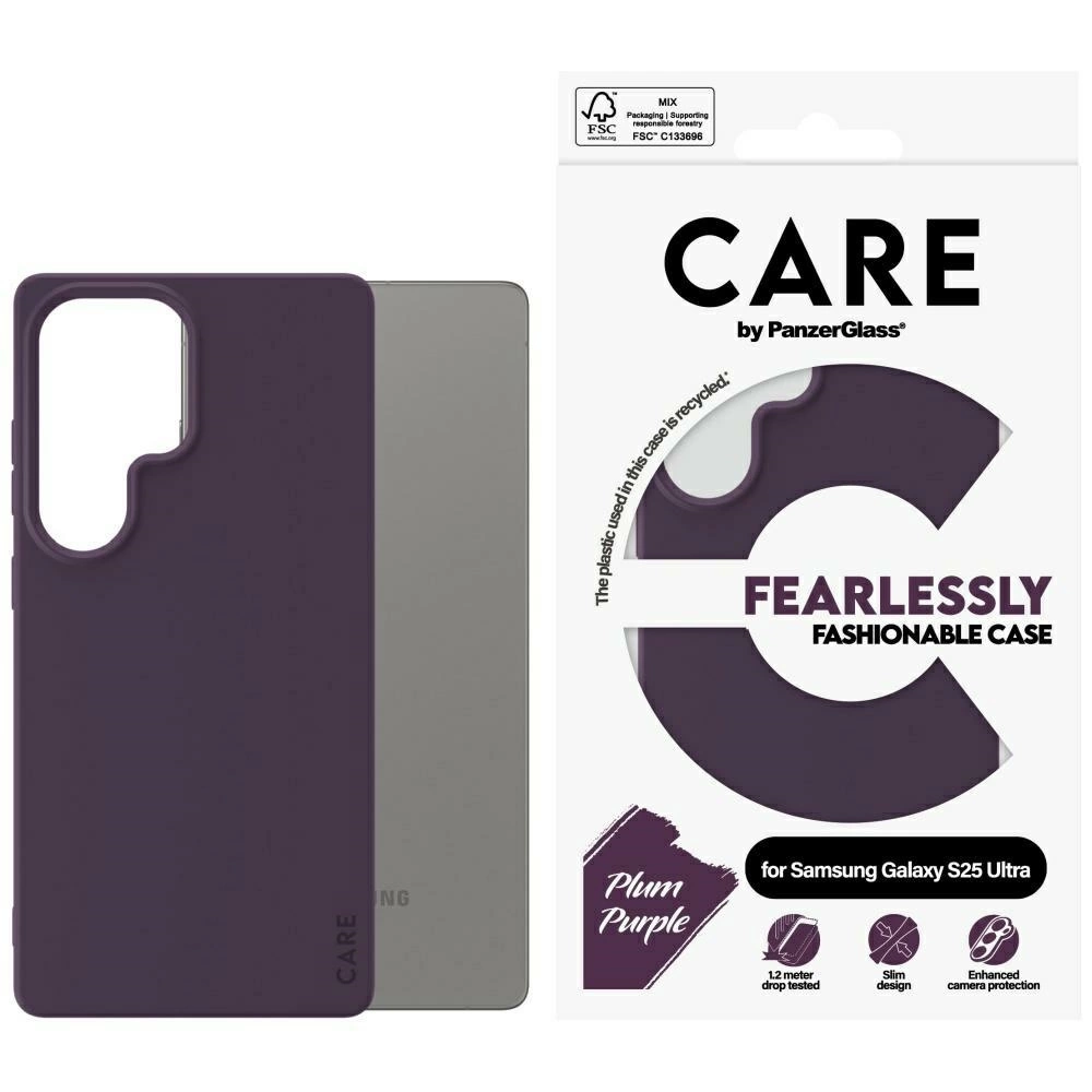 CARE by PanzerGlass Fashion Case for Samsung Galaxy S25 Ultra - Purpleeng