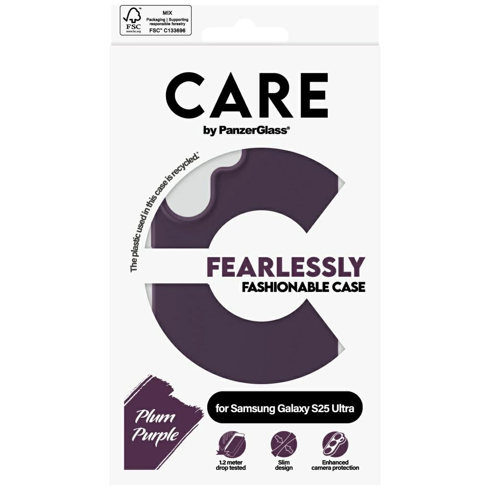 CARE by PanzerGlass Fashion Case for Samsung Galaxy S25 Ultra - Purpleeng