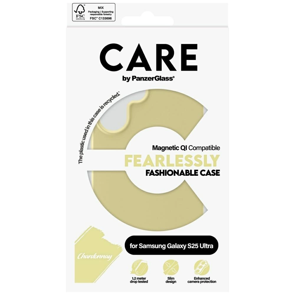 CARE by PanzerGlass Fashion QI Case for Samsung Galaxy S25 Ultra - Purpleeng