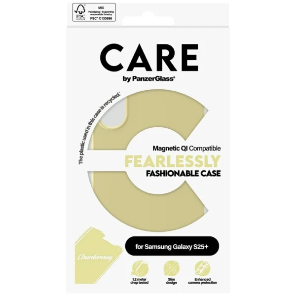 CARE by PanzerGlass Fashion QI Case for Samsung Galaxy S25+ - Purpleeng